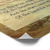 Edgar Allan Poe Annabel Lee ポスター (角)