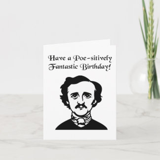Edgar Allan Poe Birthday  カード