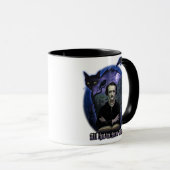 Edgar Allan Poe Gothic Mug – Haunted Raven & Cat マグカップ (正面右)