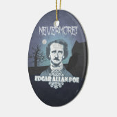 Edgar Allan Poe's Nevermore セラミックオーナメント (左)