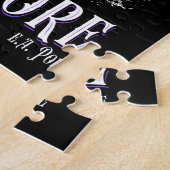 Edgar Allan Poe's Raven Nevermore ジグソーパズル (側面)