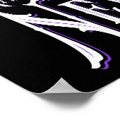 Edgar Allan Poe's Raven Nevermore ポスター (角)