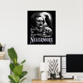 Edgar Allan Poe's Raven Nevermore ポスター (ホームオフィス)
