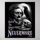Edgar Allan Poe's Raven Nevermore ポスター (正面)