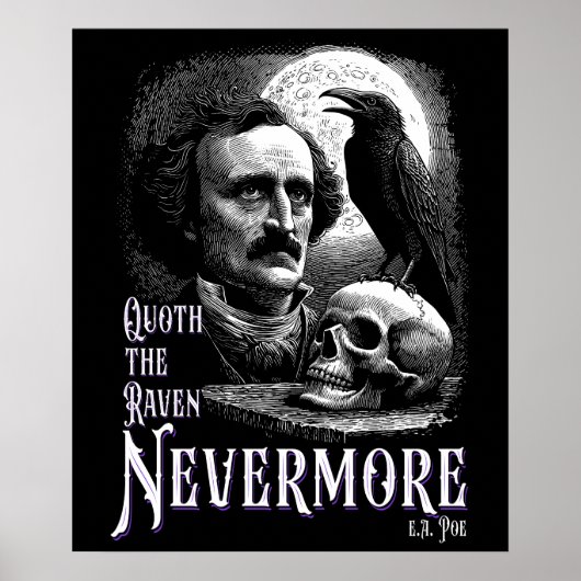 Edgar Allan Poe's Raven Nevermore ポスター (正面)