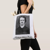 Edgar Allen Poe Raven Never Mind Tote トートバッグ (クローズアップ)