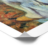 Edgar Degasによって妻を乾燥させる風呂の後 ポスター (角)