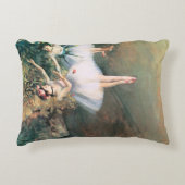 Edgar Degasによるステージで2人のダンサー、ヴィンテージ・アート アクセントクッション (正面)