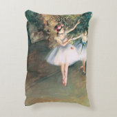 Edgar Degasによるステージで2人のダンサー、ヴィンテージ・アート アクセントクッション (裏面(縦))