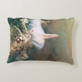 Edgar Degasによるステージで2人のダンサー、ヴィンテージ・アート アクセントクッション (裏面)