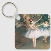 Edgar Degasによるステージで2人のダンサー、ヴィンテージ・アート キーホルダー (正面)
