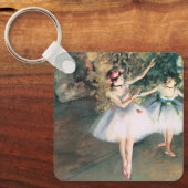 Edgar Degasによるステージで2人のダンサー、ヴィンテージ・アート キーホルダー (正面)