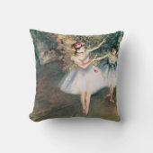 Edgar Degasによるステージで2人のダンサー、ヴィンテージ・アート クッション (正面)