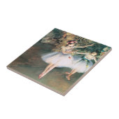 Edgar Degasによるステージで2人のダンサー、ヴィンテージ・アート タイル (側面)