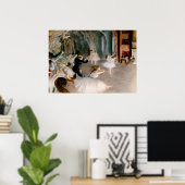 Edgar Degasによるリハーサル ポスター (ホームオフィス)