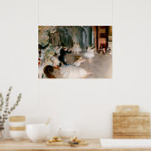 Edgar Degasによるリハーサル ポスター (キッチン)