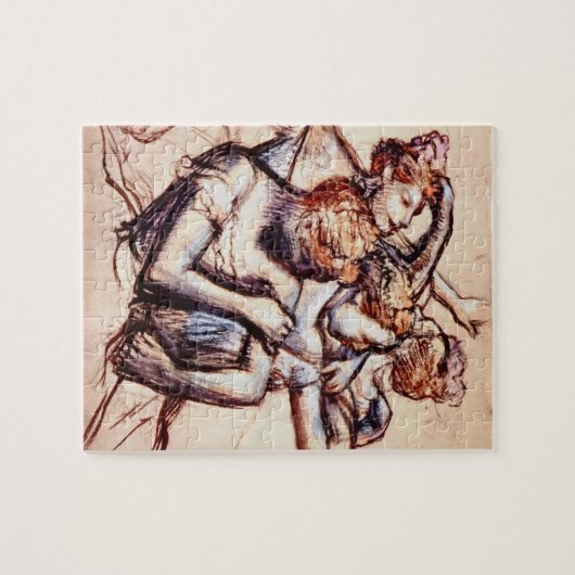 Edgar Degasによる半姿バレエダンサー ジグソーパズル (横)