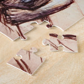 Edgar Degasによる半姿バレエダンサー ジグソーパズル (側面)