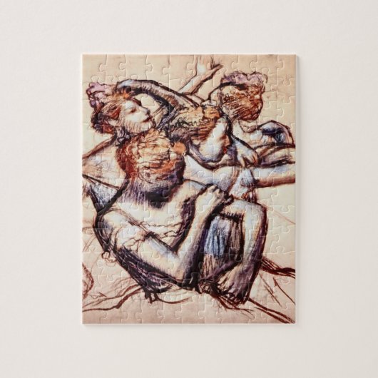 Edgar Degasによる半姿バレエダンサー ジグソーパズル (縦)