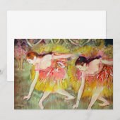  Edgar Degasによる「踊るバレリーナたち」- バレエ芸術 (正面/裏面)