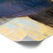 Edgar Degasポートレートat the Stock Exchange ポスター (角)