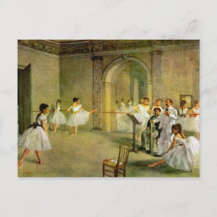 Edgar Degas – オペラ座バレエの殿堂 ポストカード