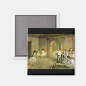 Edgar Degas – オペラ座バレエの殿堂 マグネット (正面/裏面)