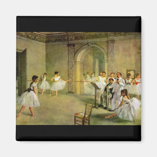 Edgar Degas – オペラ座バレエの殿堂 マグネット (正面)