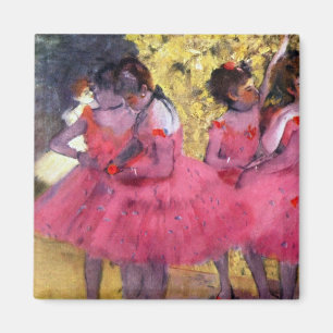 Edgar Degas – シーン間のピンク色のダンサー マグネット