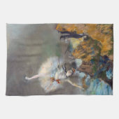 Edgar Degas – スター/ダンサーのステージ キッチンタオル (横)