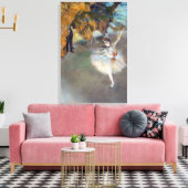 Edgar Degas – スター/ダンサーのステージ キャンバスプリント (インサイチュ (リビング))