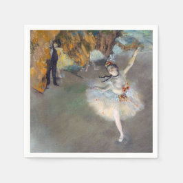 Edgar Degas – スター/ダンサーのステージ スタンダードカクテルナプキン