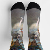 Edgar Degas – スター/ダンサーのステージ ソックス (上部)