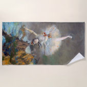 Edgar Degas – スター/ダンサーのステージ ビーチタオル (正面)