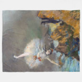 Edgar Degas – スター/ダンサーのステージ フリースブランケット (正面(横))