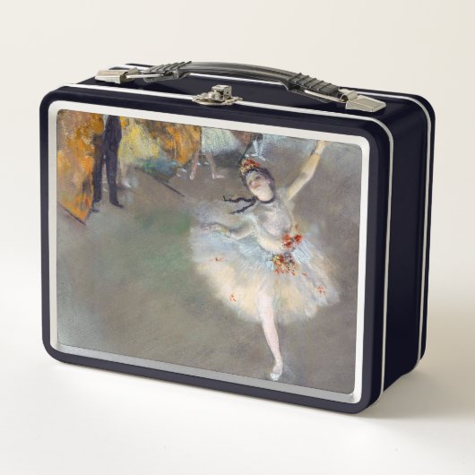 Edgar Degas – スター/ダンサーのステージ メタルランチボックス (正面)