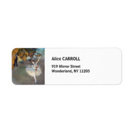 Edgar Degas – スター/ダンサーのステージ ラベル