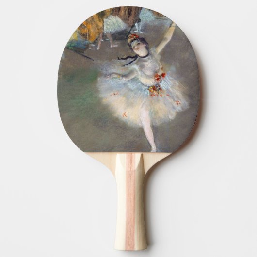 Edgar Degas – スター/ダンサーのステージ 卓球ラケット (正面)