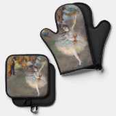 Edgar Degas – スター/ダンサーのステージ 鍋つかみ&鍋敷きセット (正面/裏面)