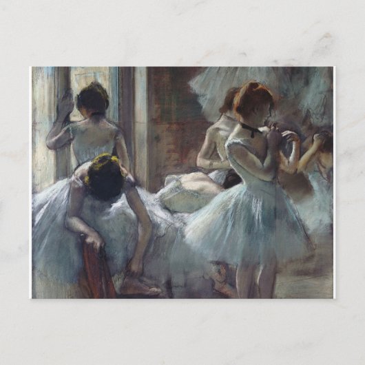 Edgar Degas – ダンサーのグループ シーズンポストカード (正面)