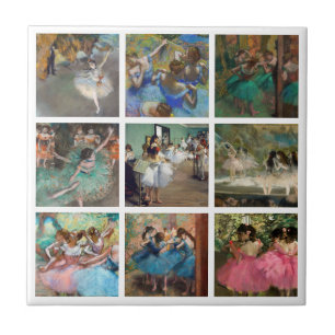 Edgar Degas – ダンサー最高傑作選択 タイル