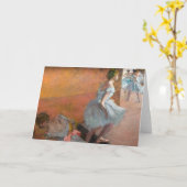 Edgar Degas – ダンサー登山A階段 カード (黄色い花)