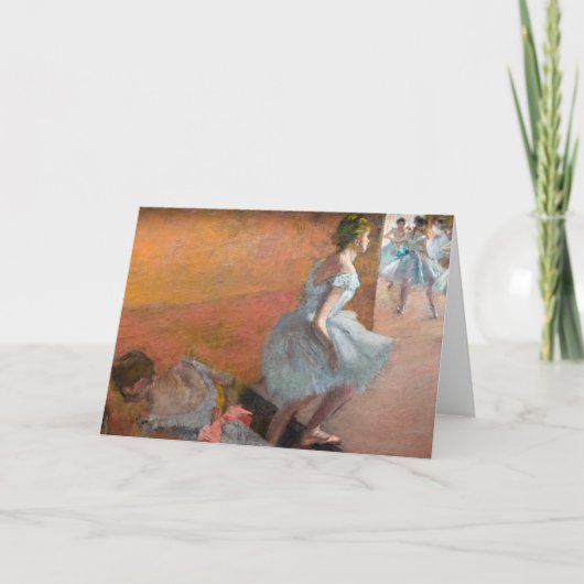 Edgar Degas – ダンサー登山A階段 カード (正面)