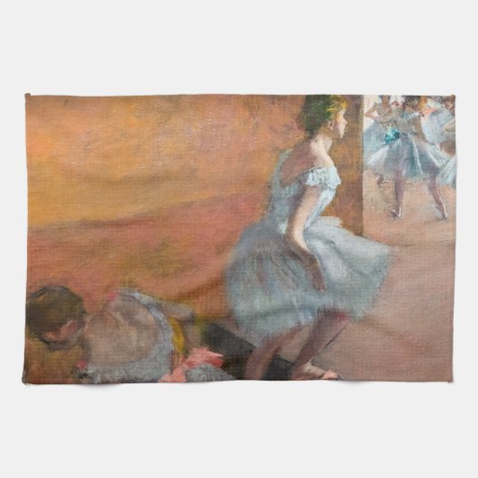 Edgar Degas – ダンサー登山A階段 キッチンタオル (横)