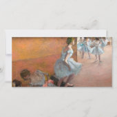 Edgar Degas – ダンサー登山A階段 サンキューカード (正面)
