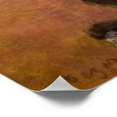 Edgar Degas – ダンサー登山A階段 ポスター (角)