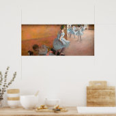 Edgar Degas – ダンサー登山A階段 ポスター (キッチン)