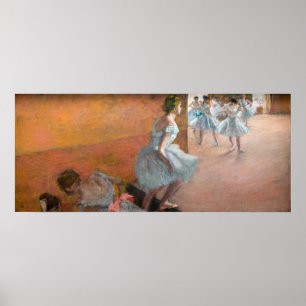 Edgar Degas – ダンサー登山A階段 ポスター