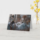 Edgar Degas – ダンサー カード (黄色い花)
