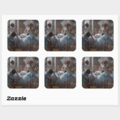 Edgar Degas – ダンサー スクエアシール (シート)